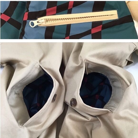 Parra Anxious Dog Jacket Tan Bomber Jackets Size Medium - Picture 15 of 16